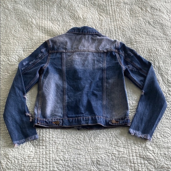 Distressed Jean Jacket - Picture 3 of 5